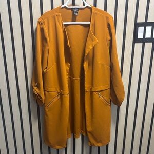 Soho Women's Orange Trench Coat